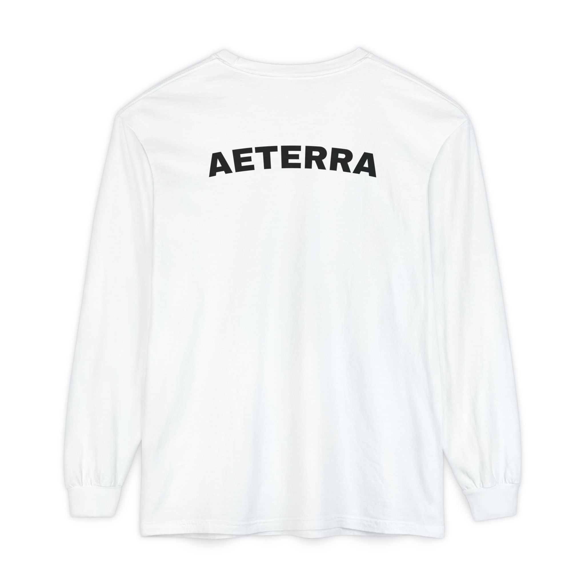 Aeterra Long Sleeve Tee — Vintage Mountain Logo Shirt
