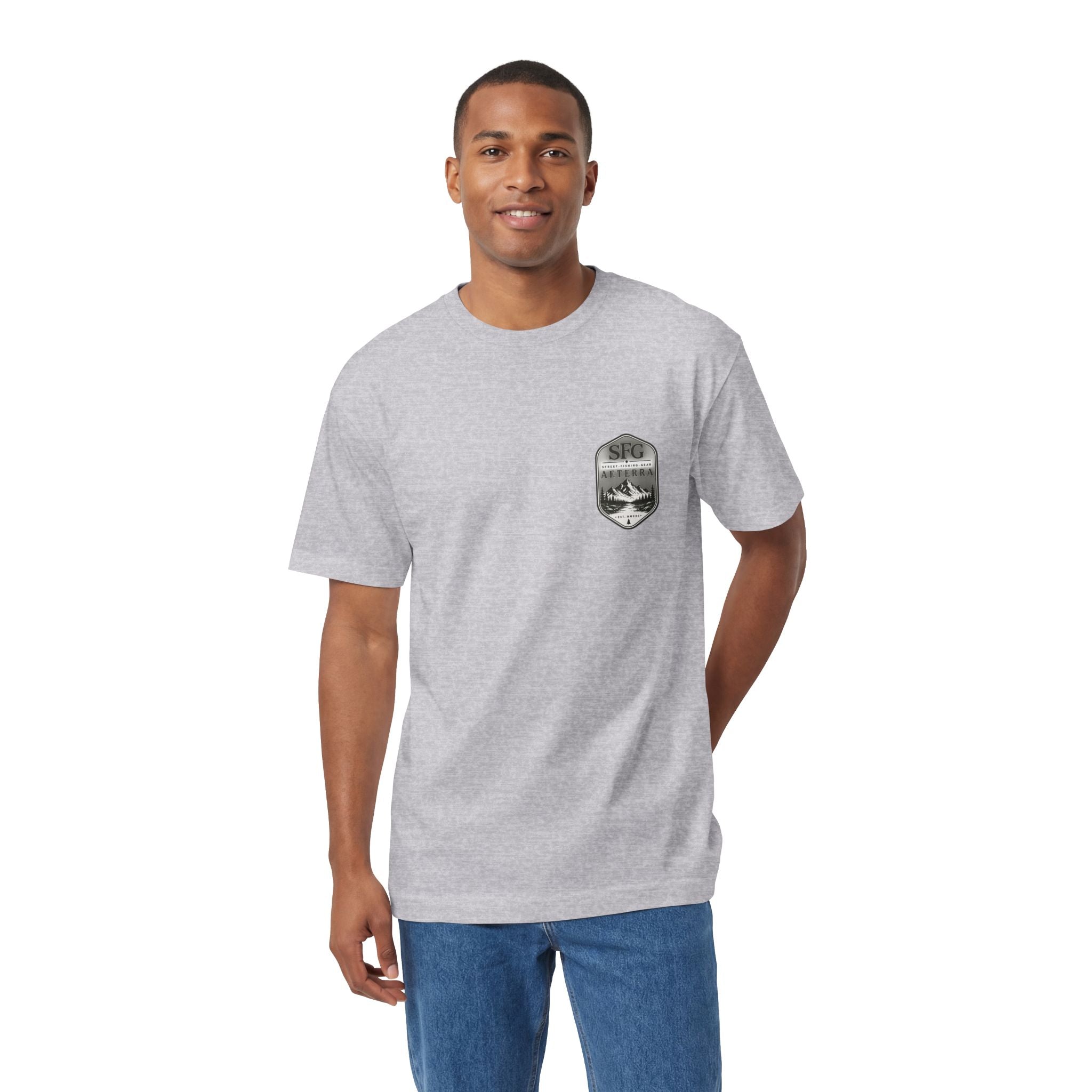 Aeterra Trout Graphic Tee — Vintage Fishing Nature T‑Shirt