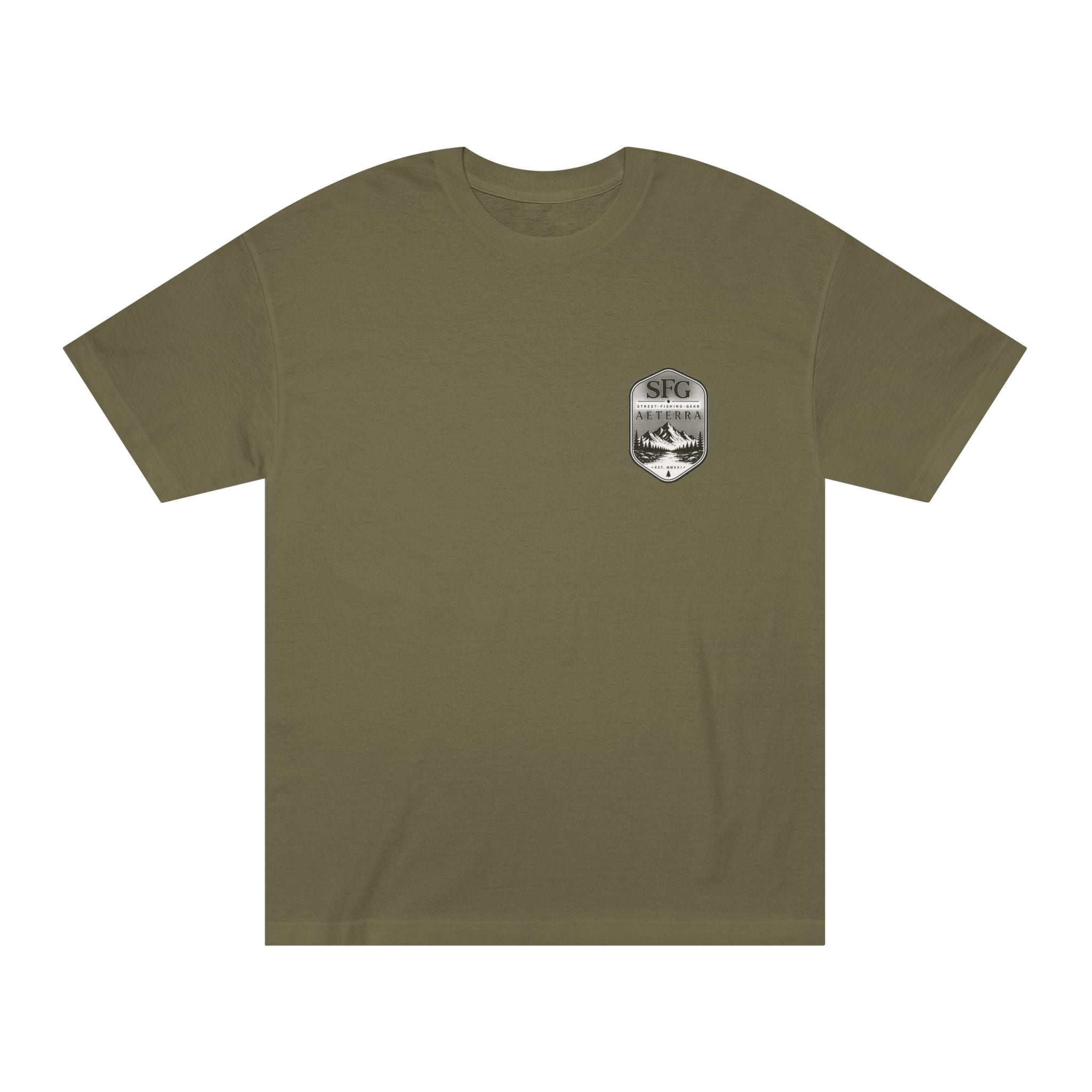 Aeterra Trout Graphic Tee — Vintage Fishing Nature T‑Shirt