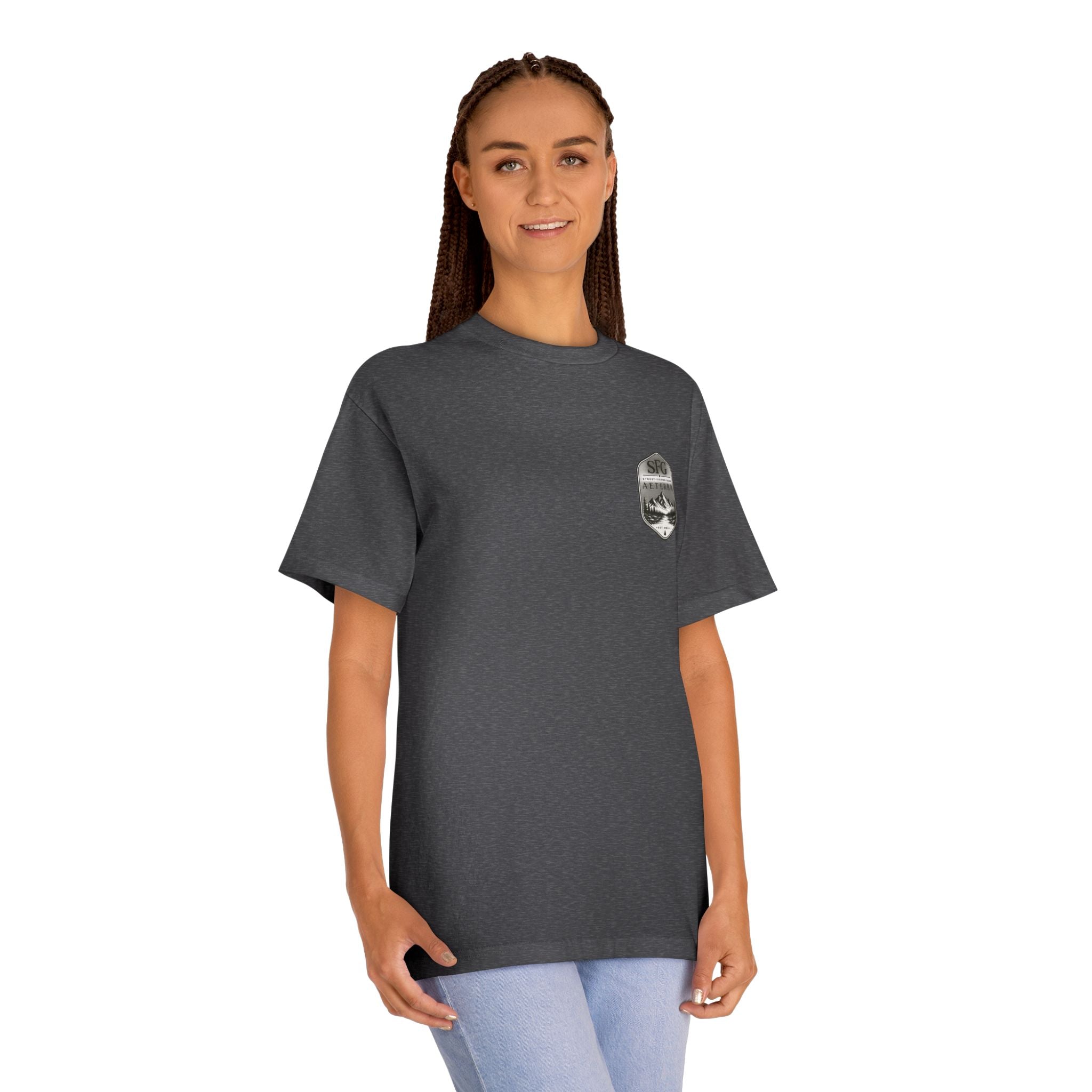 Aeterra Trout Graphic Tee — Vintage Fishing Nature T‑Shirt