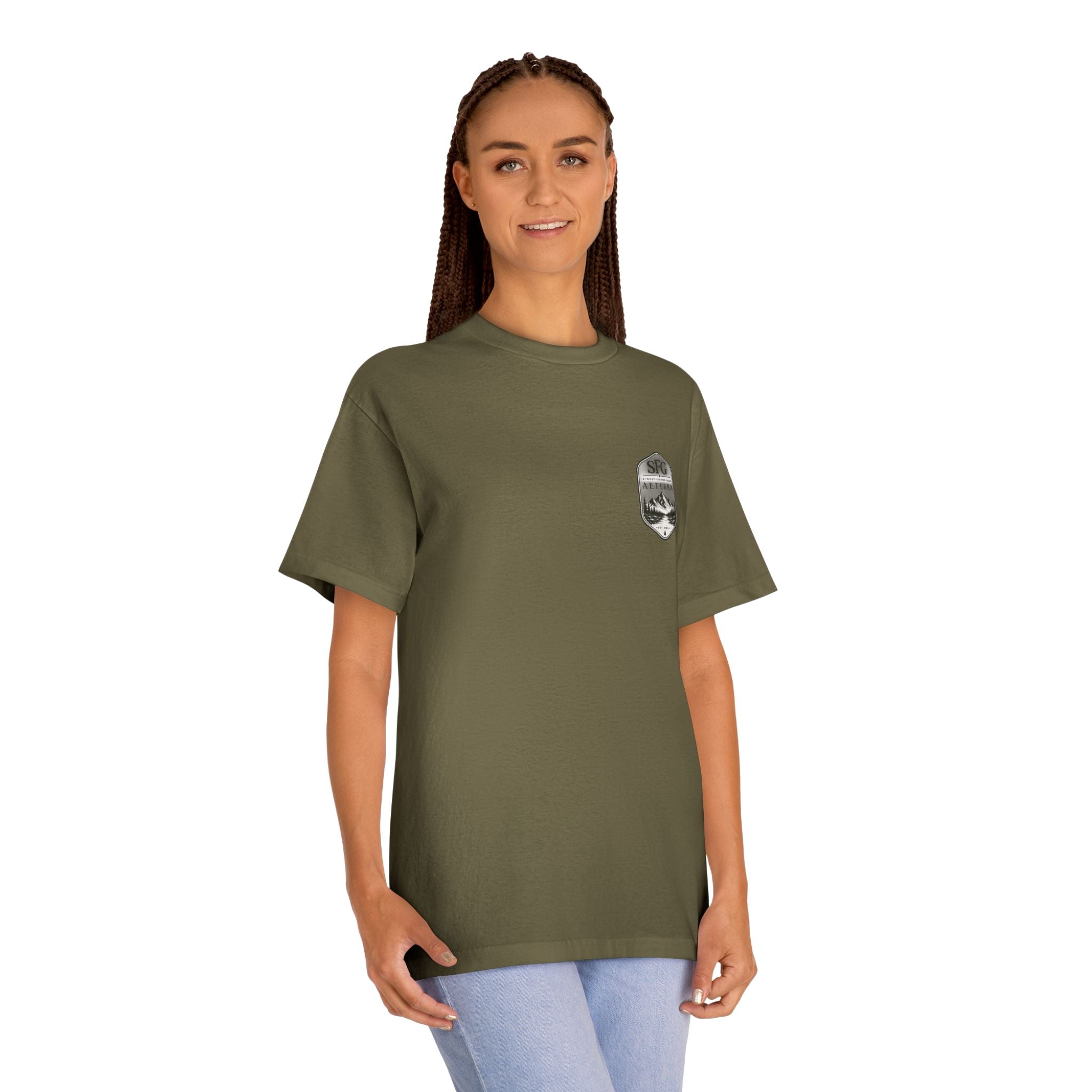 Aeterra Trout Graphic Tee — Vintage Fishing Nature T‑Shirt