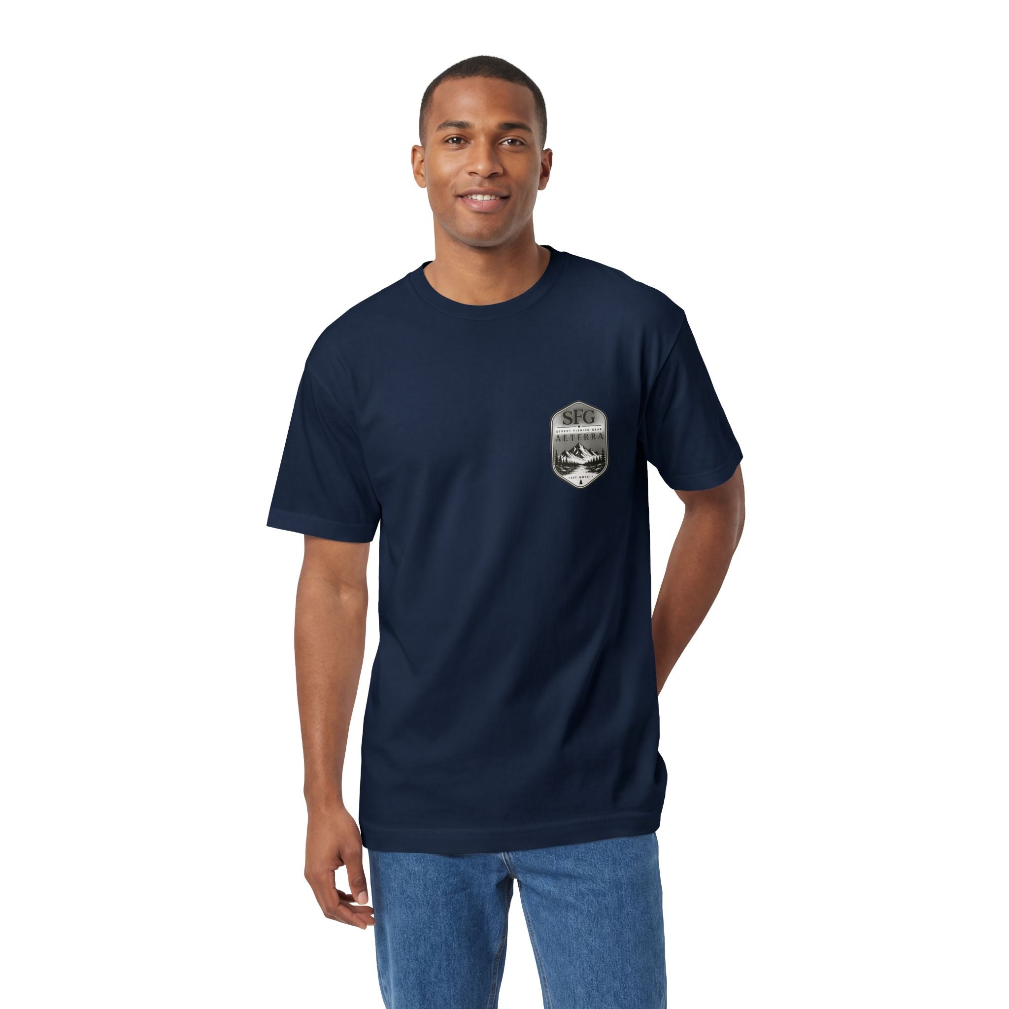 Aeterra Trout Graphic Tee — Vintage Fishing Nature T‑Shirt