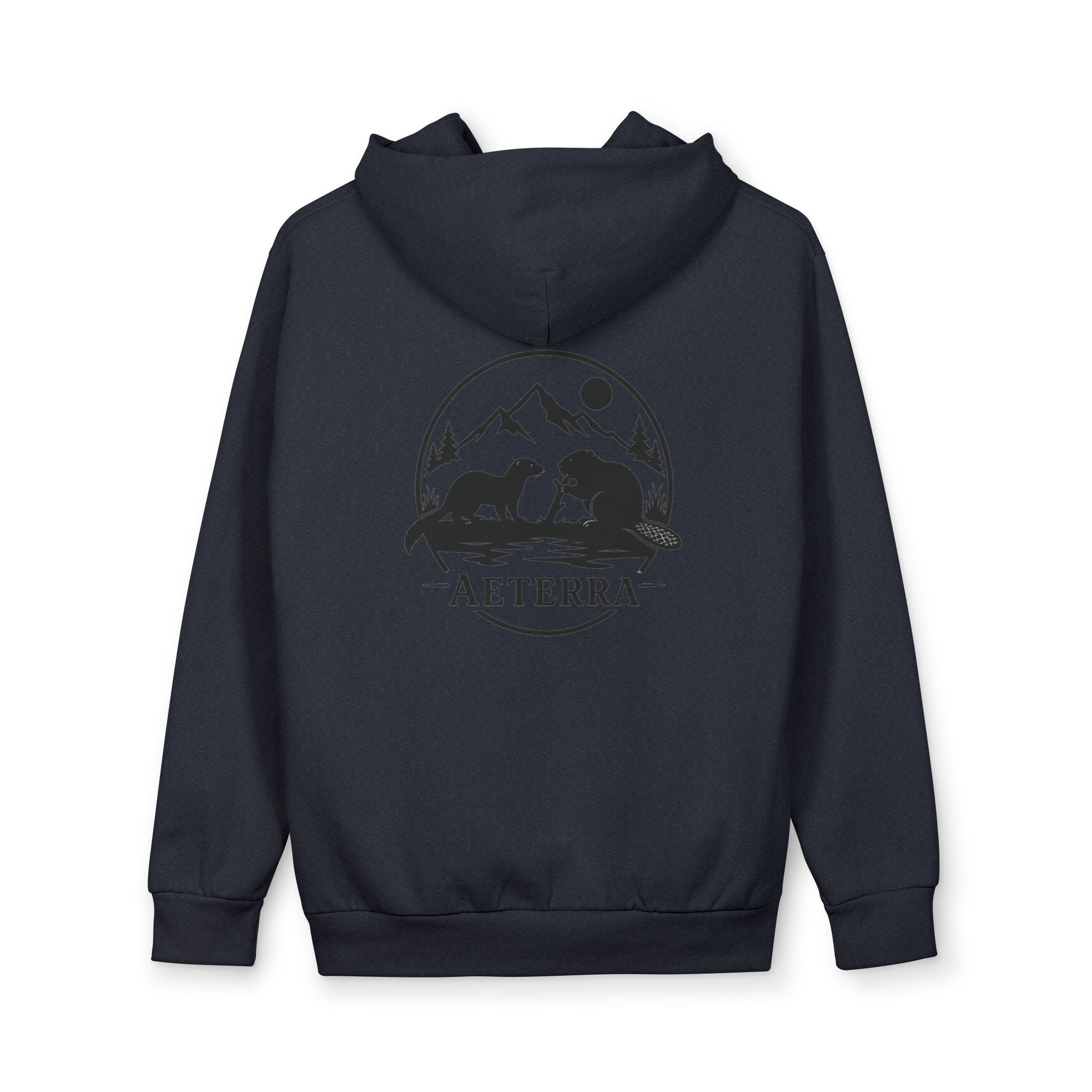 Aeterra Mountain MinkXBeaver edition  Hoodie — Outdoor Adventure Pullover with 'AETERRA' Logo