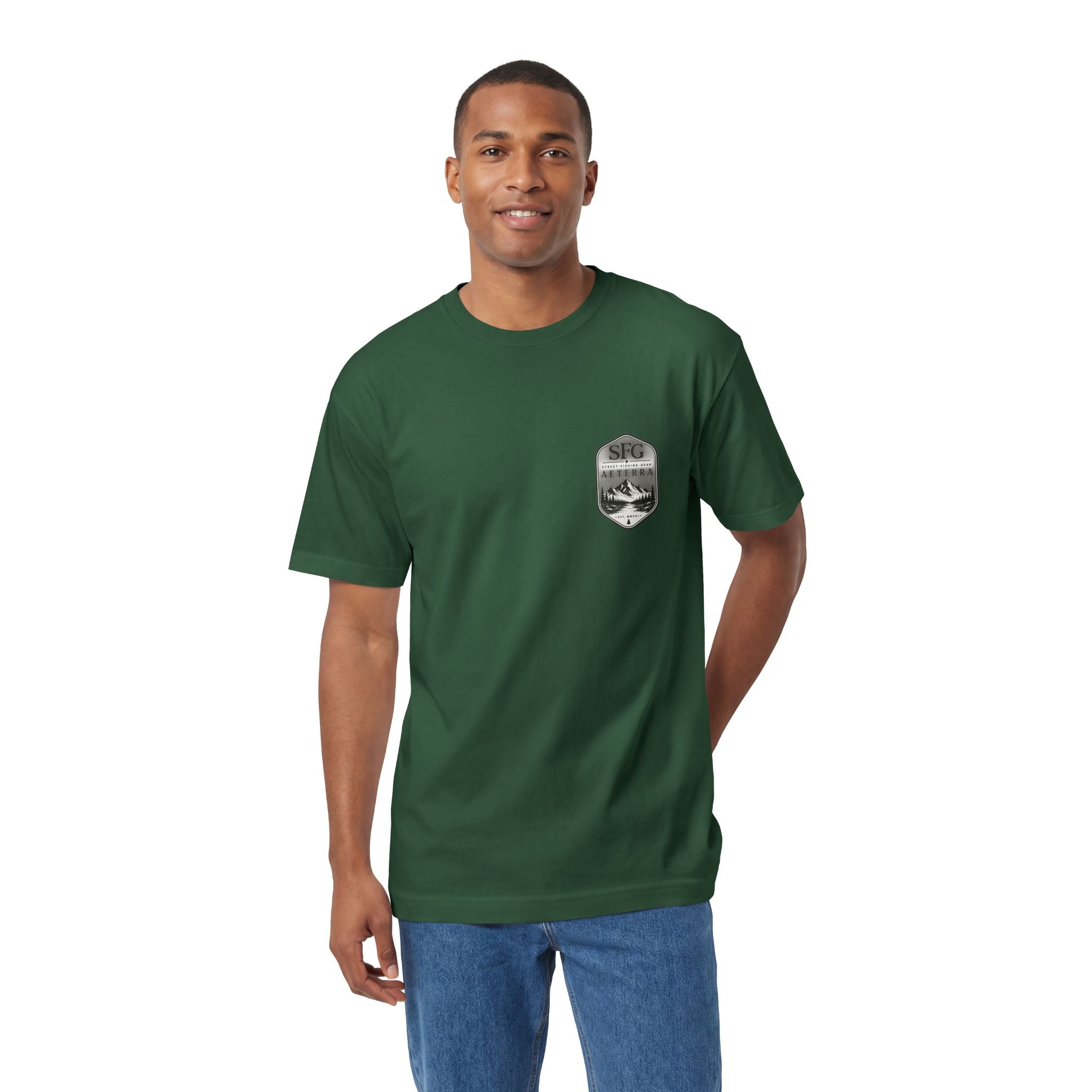 Aeterra Trout Graphic Tee — Vintage Fishing Nature T‑Shirt