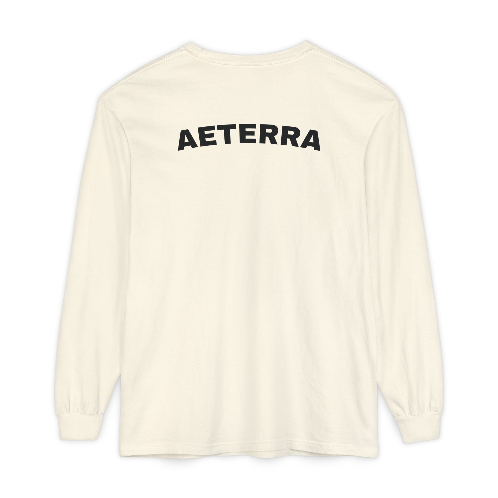 Aeterra Long Sleeve Tee — Vintage Mountain Logo Shirt