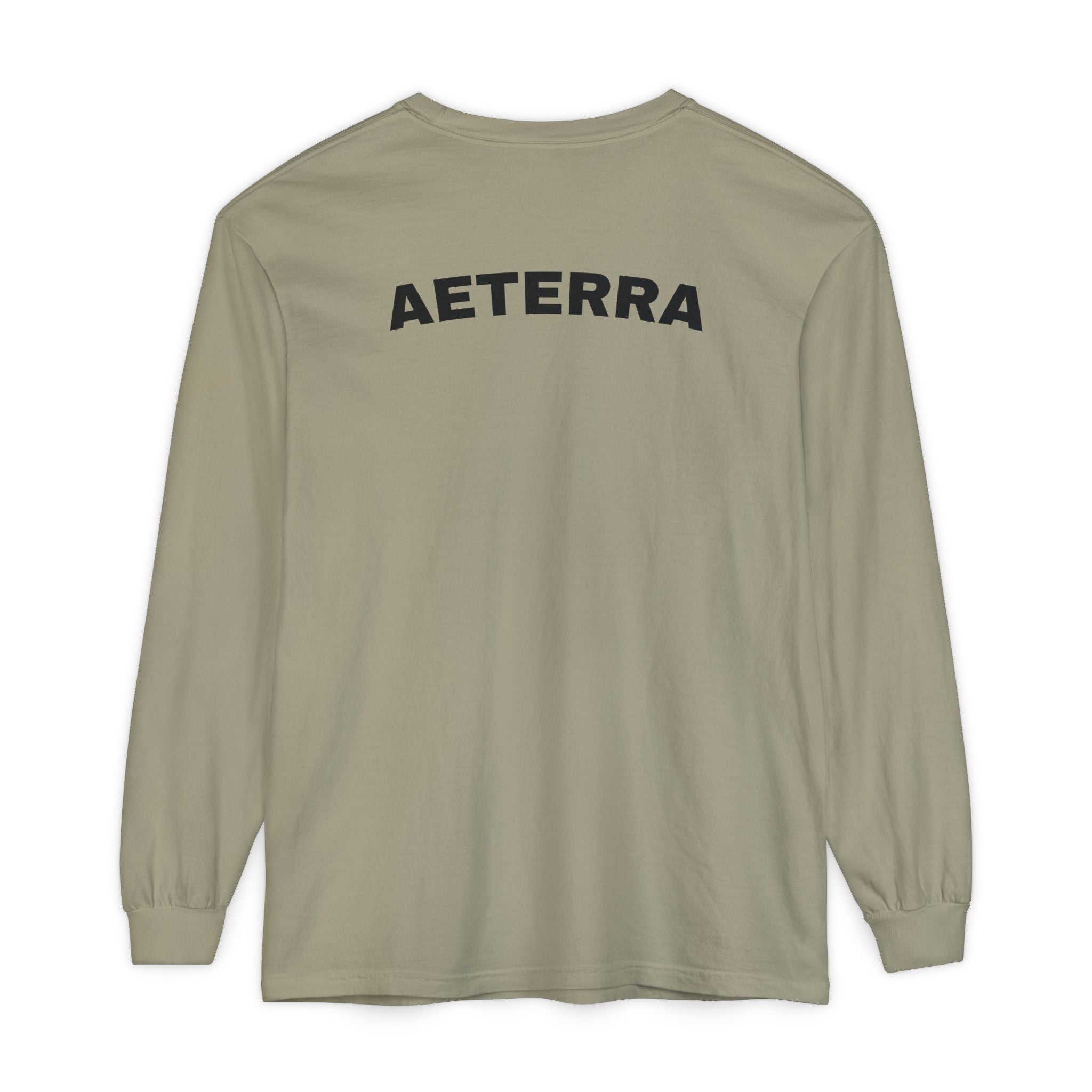 Aeterra Long Sleeve Tee — Vintage Mountain Logo Shirt