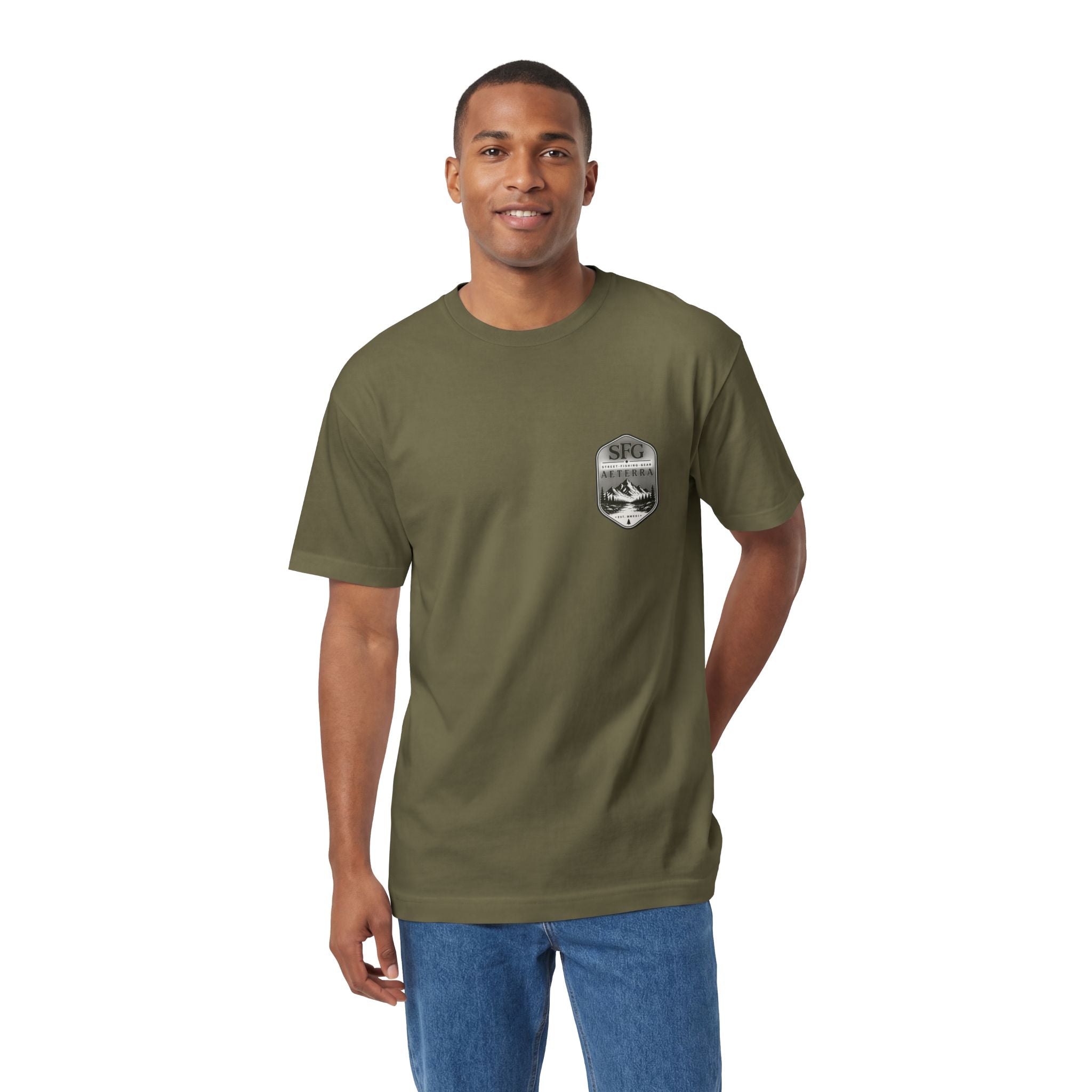 Aeterra Trout Graphic Tee — Vintage Fishing Nature T‑Shirt