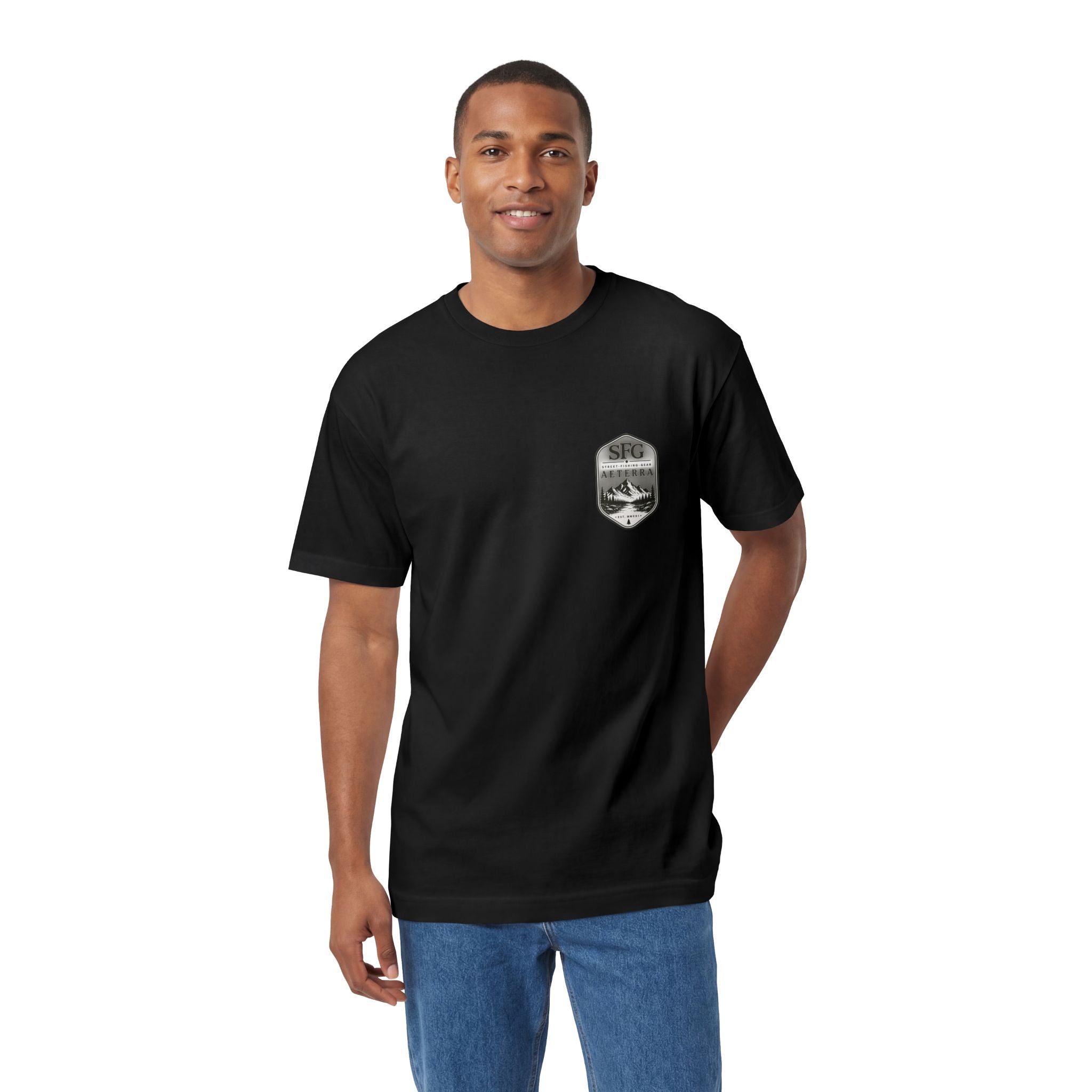 Aeterra Trout Graphic Tee — Vintage Fishing Nature T‑Shirt