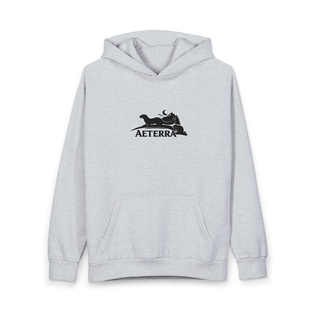 Aeterra Mountain MinkXBeaver edition  Hoodie — Outdoor Adventure Pullover with 'AETERRA' Logo