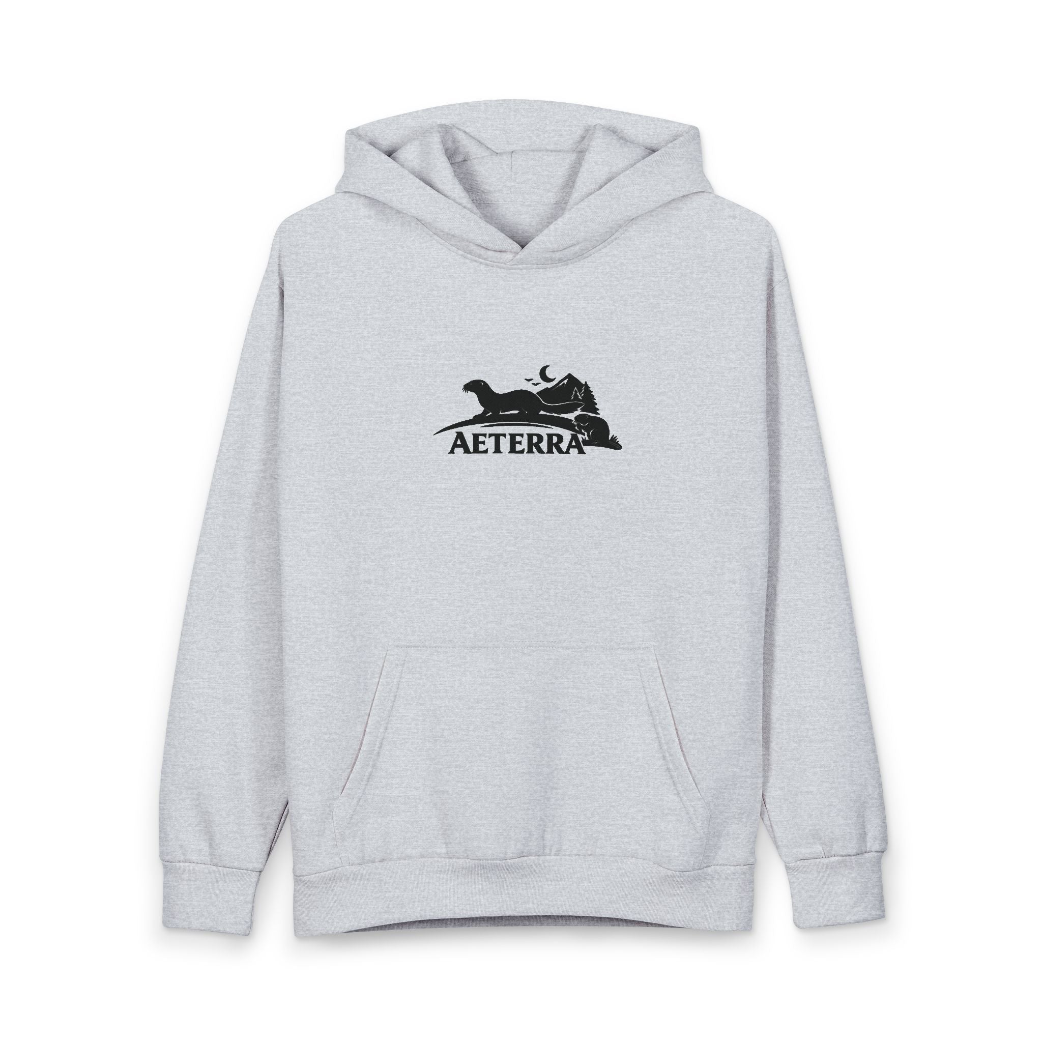 Aeterra Mountain MinkXBeaver edition  Hoodie — Outdoor Adventure Pullover with 'AETERRA' Logo