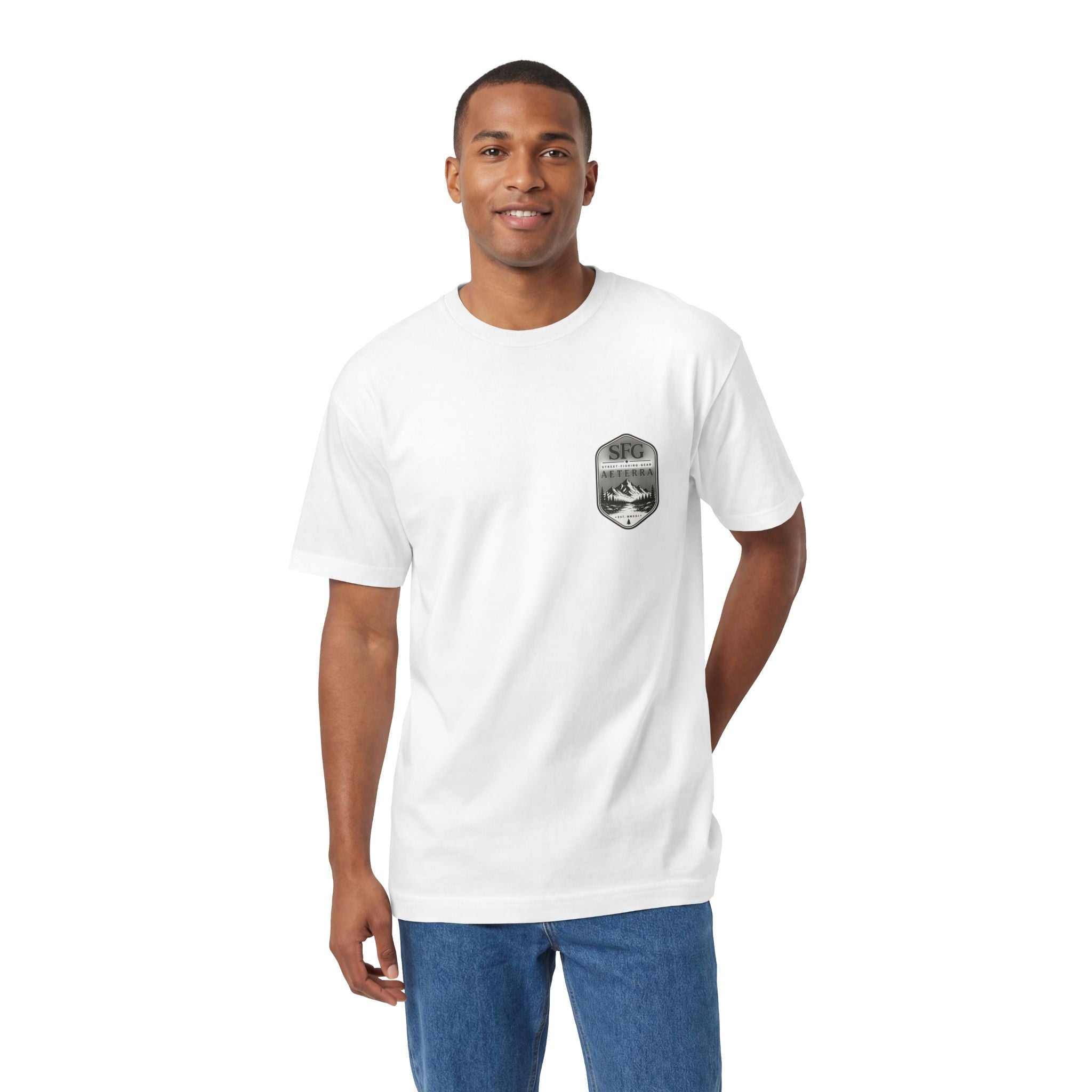 Aeterra Trout Graphic Tee — Vintage Fishing Nature T‑Shirt